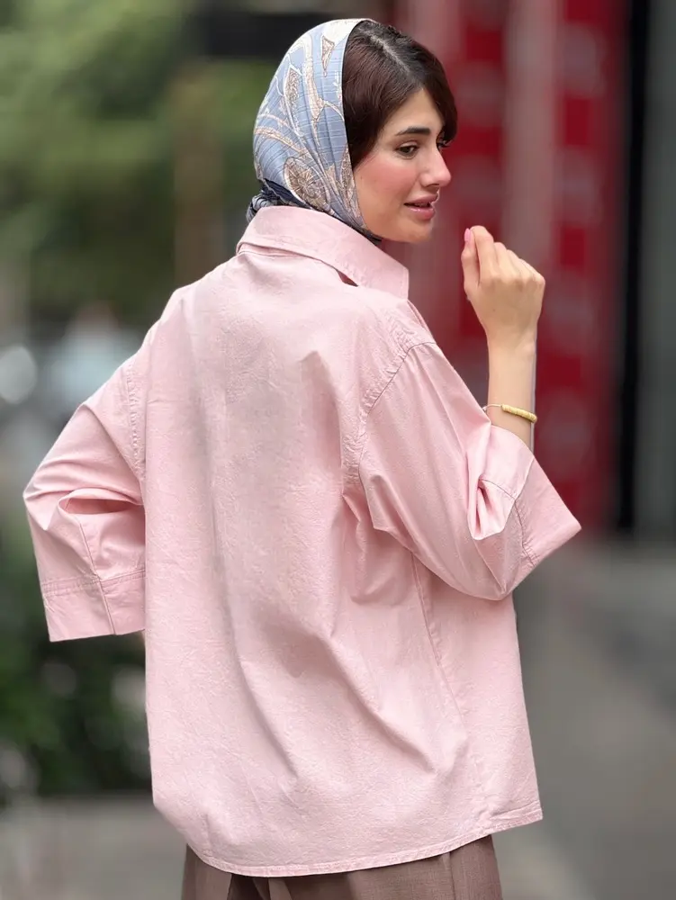 شومیز کتان ملکه